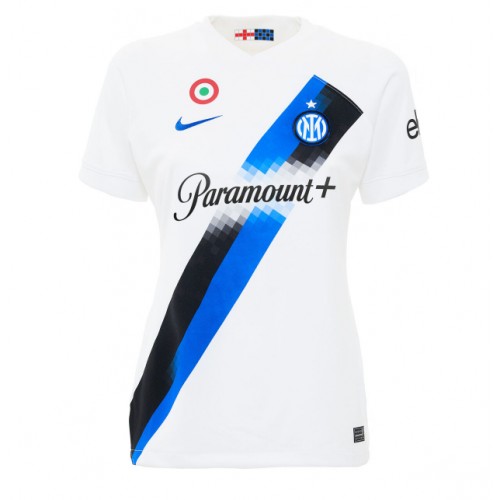 Inter Milan Henrikh Mkhitaryan #22 Bortedrakt Kvinner 2023-24 Kortermet Inter Milan Henrikh Mkhitaryan #22 Bortedrakt Kvinner 2023-24 Kortermet